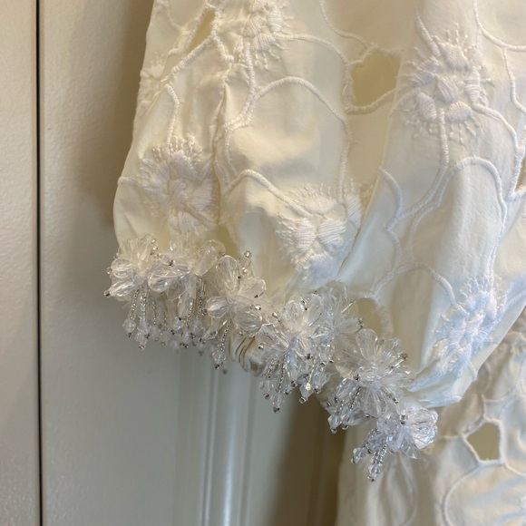 💯 Authentic Moncler Simone Rocha Eyelet Spring Coat embellishment - Picture 4 of 9